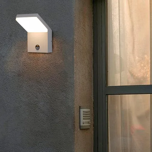 Miniatura 5 de Accesorios de luz al aire libre con sensor de movimiento, montaje en pared, aplique de pared exterior, luz de porche, luces de garaje, luces