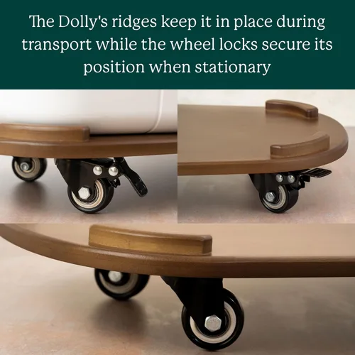 Miniatura 4 de Gardyn Home Dolly - Carrito móvil con ruedas para sistema de cultivo hidropónico y torre de jardín interior, mueve fácilmente tus sistemas