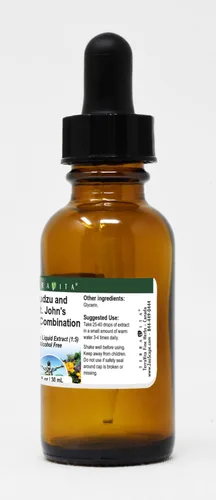 Miniatura 2 de Kudzu and St. John's Wort Extracto líquido combinado de glicerita (1:5) - Sin sabor (1 oz, ZIN: 522652)