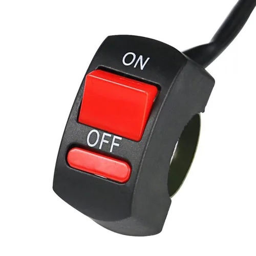 Miniatura 3 de ANKIA - Interruptor de palanca para manillar de motocicleta, interruptor de botón para motocicleta, ATV, motocicleta, motocicleta, bocina, señal