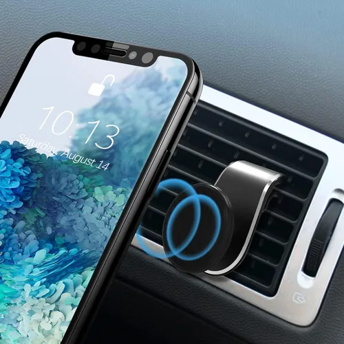 Soporte magnético para teléfono para automóvil, soporte universal ajustable de 360° para soporte de ventilación de aire de automóvil, se adapta a