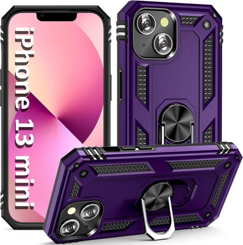 Miniatura 10 de ADDIT i Phone 13 Pro Max - Funda para iPhone 13 Pro Max, con anillo de soporte, soporte ajustable, grado militar, protección resistente, a prueba