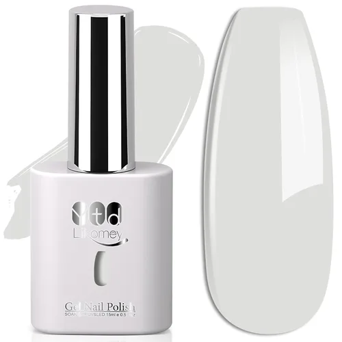 Miniatura 31 de YTD Likomey Esmalte de uñas de gel blanco, 0.5 onzas líquidas, manicura y pedicura para manicura y pedicura de verano, esmalte de color UV, 0.5