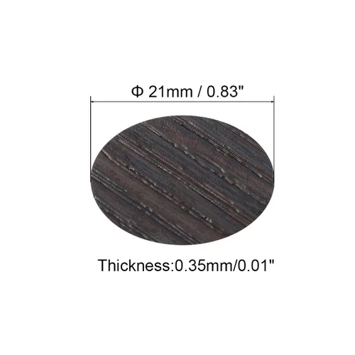 Miniatura 4 de uxcell Calcomanías autoadhesivas de plástico texturizado para agujeros de tornillo, calcomanías autoadhesivas para muebles de madera, gabinetes