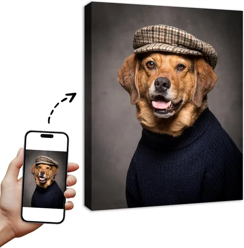 Miniatura 8 de YYYYHPP Impresiones en lienzo con tus fotos, arte de pared personalizado de foto a lienzo, impresión en lienzo para boda, familia, bebé, mascotas
