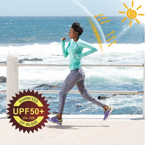 Miniatura 5 de Willit - Sudadera con capucha para mujer con protección solar UPF 50+ camiseta manga larga, para senderismo, pesca, al aire libre, ligera