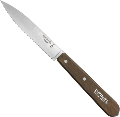 Miniatura 5 de OPINEL Les Essentials - Juego de cuchillos de cocina pequeños de 4 piezas - Pelar, dentado, pelador, cuchillo de verduras, acero de alto carbono 50S