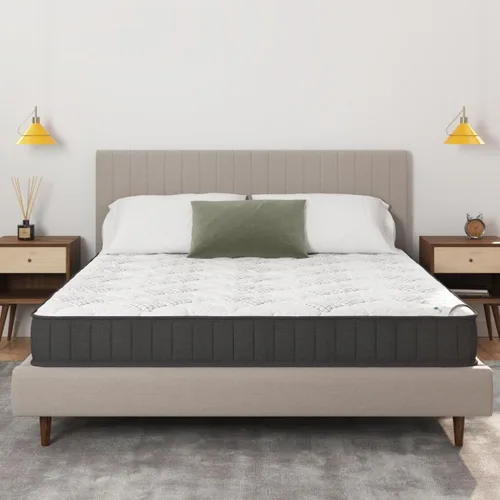 Miniatura 13 de Ottomanson Colchón individual de resortes interiores de firmeza media de 7.5 pulgadas, sistema de bobina Bonnell con espuma cómoda, sin fibra