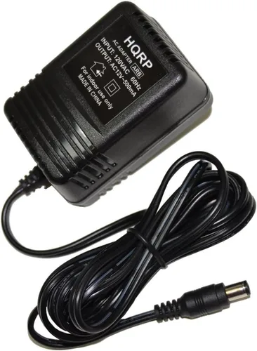 HQRP Adaptador de CA compatible con Roland BRA-120 CL-50 DS-330 EH-50 GE-21 DL-50 DR-660 GR-09 JX-1 SPD-11 SPD-20, cable de fuente de alimentación,
