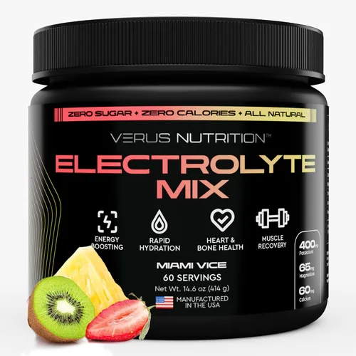Miniatura 15 de Polvo de electrolitos sin azúcar - Polvo de hidratación de cero calorías Electrolitos sin azúcar para ayuno, Keto y vegano Mezcla