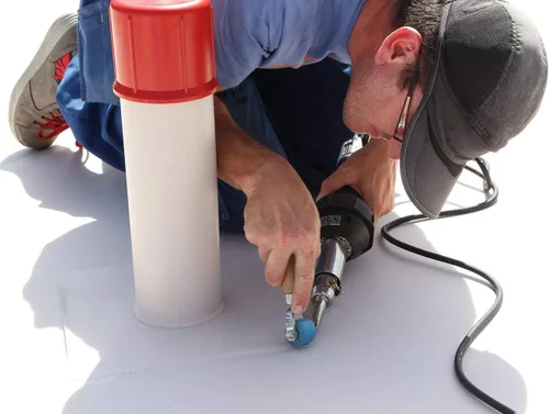 Miniatura 4 de WELDY HT1600D Control Digital Antorcha Caliente Antorcha Pistola de calor TPO PVC PE CPE ECB EPDM Soldador en caliente Soldador de plástico de mano