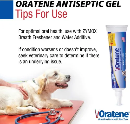 Miniatura 6 de Pet King Brands ZYMOX Oratene Gel Bucal Sin Cepillo para Perros y Gatos, 1oz