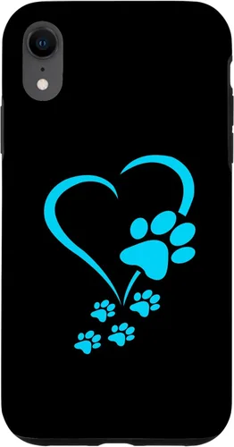 Miniatura 9 de Funda para iPhone 11 Pro Max con estampado de patas de perro, diseño de patas de perro, corazones, pata de perro
