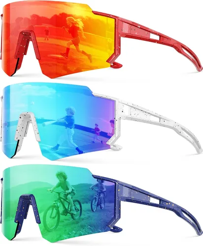 Miniatura 13 de Fanshen Kids Baseball Sunglasses Youth - Sports Polarized Sunglasses Softball Cycling for Boys Girls Ages 3-12 UV Protection