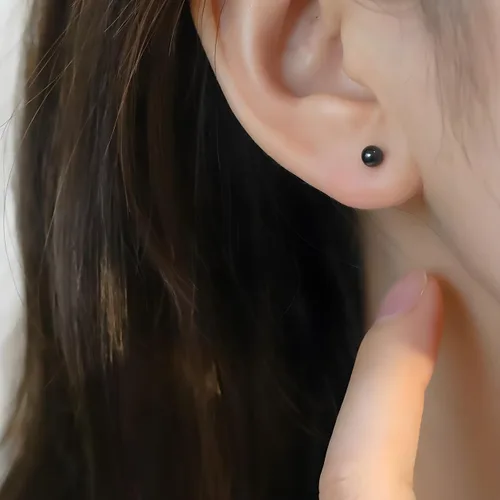 Miniatura 3 de JFORYOU Bolas de repuesto 14G para joyería de piercing, 18 unidades, bolas de acero quirúrgico roscadas externamente, barra industrial, lengua