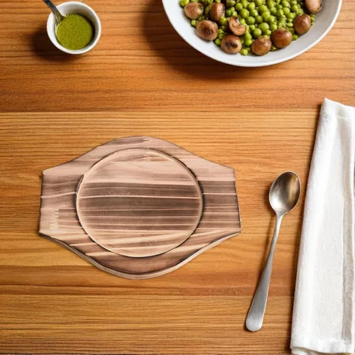 Miniatura 8 de Dolsot - Cuenco de piedra coreana con base de madera, 2 piezas, cuenco de bibimbap coreano, tapete de madera, olla para olla caliente