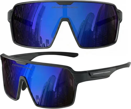 Miniatura 15 de grinderPUNCH Lentes de sol deportivos polarizados para hombres y mujeres, con protección UV, para béisbol, correr, ciclismo, esquí y pickleball
