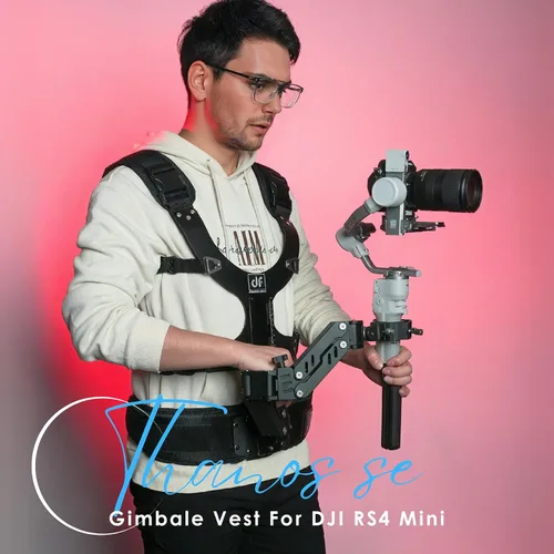 Miniatura 3 de DF DIGITALFOTO Thanos SE Sistema de chaleco de soporte de cardán, video SteadyCam Axis compatible con DJI RS5/RS4/RS 4 Pro/Mini/RS 3/PRO/RS2, ZHIYUN