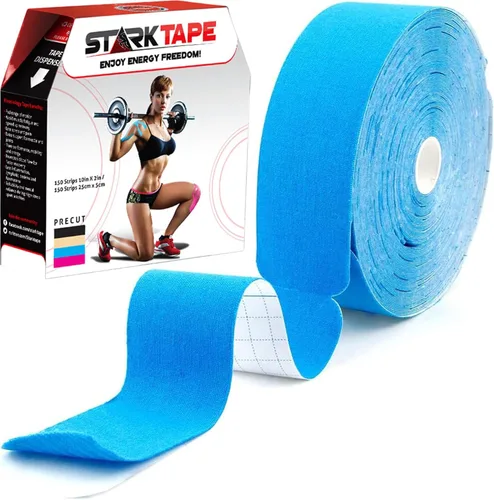 Miniatura 12 de Cinta deportiva de kinesiología original. Cinta deportiva profesional para tobillo, muñeca, rodilla, hombro, músculos, articulaciones. Sin látex