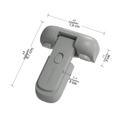 Miniatura 6 de Mom's Choice Gold Awards Ganador – EUDEMON 1 paquete de cerradura de puerta actualizada para refrigerador/nevera/congelador a prueba de niños