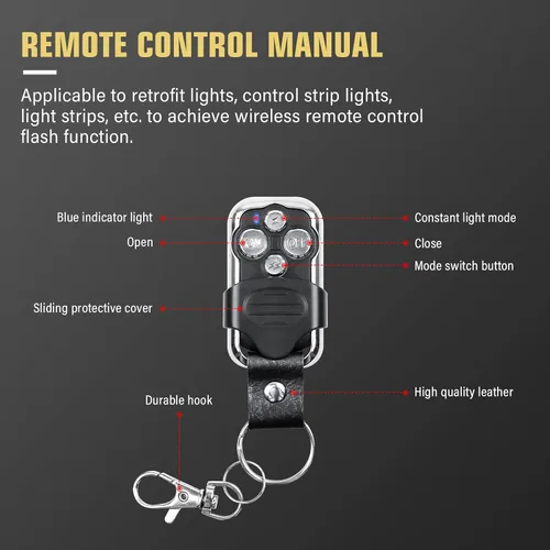 Miniatura 5 de SKYWORLD Kit de arnés de cableado de 1 cable de 10 pies para barra de luz de trabajo LED, interruptor de encendido/apagado de 14 V, kit de arnés