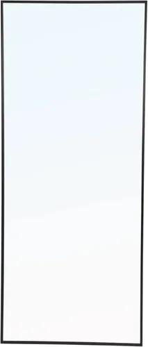 Miniatura 18 de Elegant Decor Monet - Espejo rectangular con marco de metal (60 x 18 pulgadas), color negro