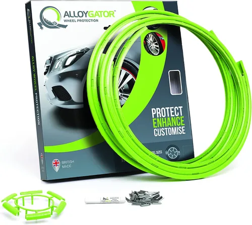Miniatura 13 de AlloyGator Protector de Llanta Dorado para Ruedas de Automóvil (Se Adapta a Ruedas de 12-24" de Diámetro) - Paquete de 4 Protectores de Rueda
