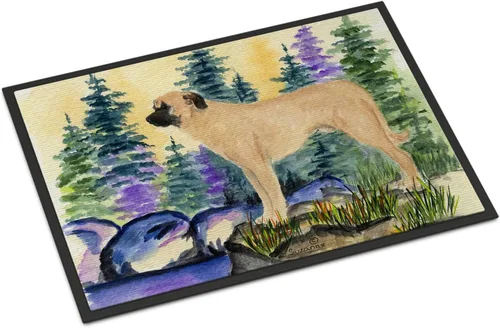 Miniatura 223 de Caroline's Treasures SS8220MAT - Felpudo afgano de 18 x 27 pulgadas, para interiores y exteriores, para entrada, antideslizante, lavable, de pelo
