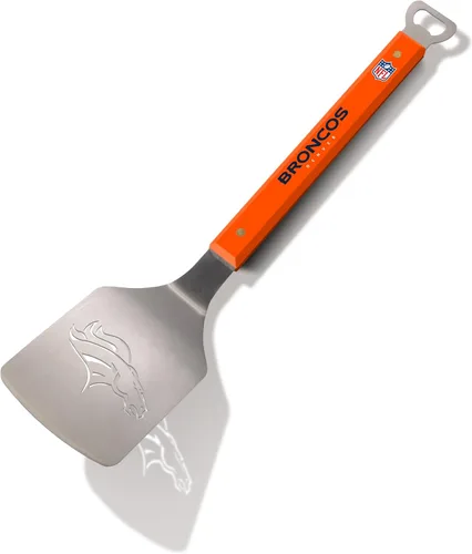 Miniatura 26 de YouTheFan NFL Sportula (espátula) de acero inoxidable de 18 pulgadas con abrebotellas