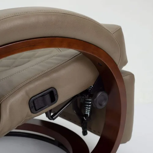 Miniatura 9 de RecPro Nash - Silla reclinable de 28 pulgadas, diseño moderno, muebles de caravana, base giratoria, silla reclinable (1 silla, masilla)