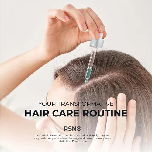 Miniatura 6 de Hairmax Suero nutritivo para el crecimiento del cabello para mujeres y hombres, promueve un cabello más grueso y fuerte con 47 aceites esenciales