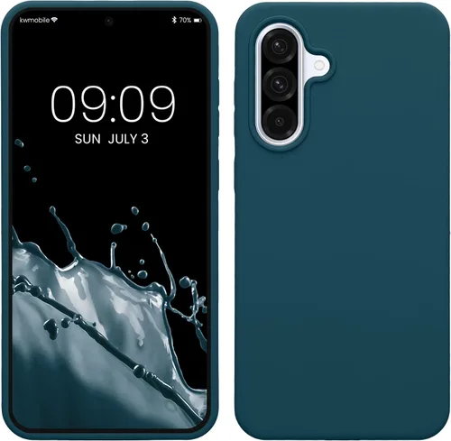 Miniatura 57 de kwmobile Funda Compatible con Samsung Galaxy A14 5G - Funda de teléfono de TPU y silicona con acabado suave - Verde Lima