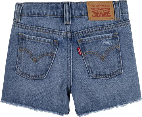 Miniatura 30 de Levi's Kids Girls Girlfriend Fit Short Shorts (Niños grandes)