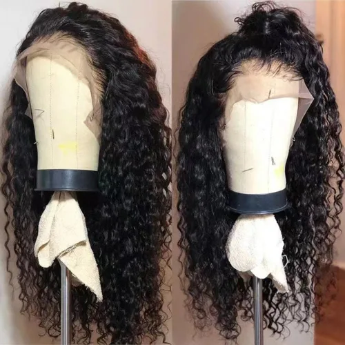 Miniatura 8 de Pelucas de encaje frontal ondulado burdeos para mujer, sin pegamento, peluca de encaje frontal HD prearrancada con abuelitos, pelucas largas