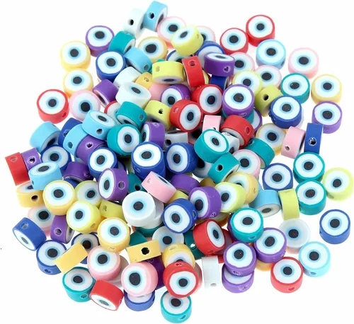 Miniatura 27 de 100 piezas de cuentas espaciadoras de arcilla polimérica de animales para joyería de mujer, pulseras, collares, aretes, accesorios de bricolaje
