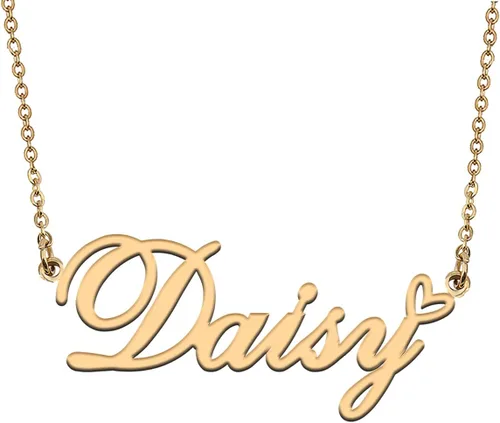 HUAN XUN Collares personalizados con dije de inicial para mujeres y niñas en oro y plata, Acero inoxidable, Acero inoxidable