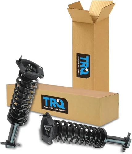 Miniatura 324 de TRQ Conjunto de Amortiguador y Resorte Delantero Cargado con Resorte Helicoidal Pre-ensamblado Compatible con Jeep Cherokee Limited AWD 14-22 Sin