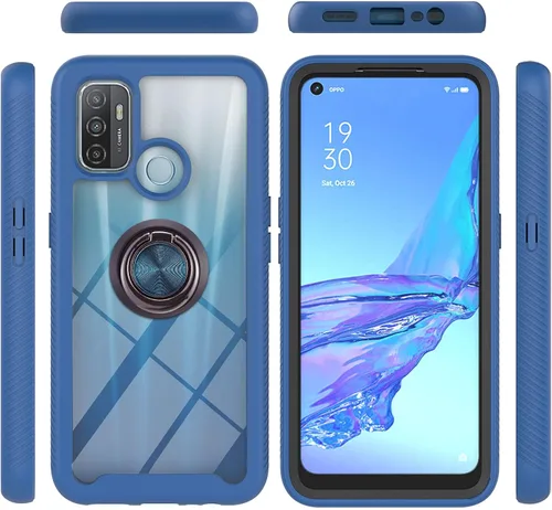 Miniatura 103 de Funda compatible con Xiaomi Poco M5s 4G, compatible con Redmi Note 10 4G / Note 10S 4G / Note 11 SE (India), funda para teléfono 3 en 1, color azul