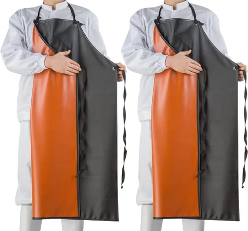Delantal de vinilo resistente a productos químicos, delantales de PVC unisex de talla grande para lavavajillas, aseo de perros, limpieza de peces,