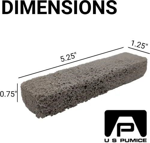 Miniatura 6 de PUMIE USPumice - Paquete de 3 barras de limpieza de piedra pómez extrafuerte, removedor de anillos de inodoro, barra de limpieza de piedra pómez