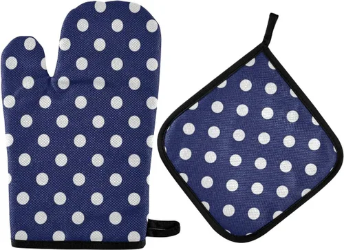 Miniatura 66 de ZZXXB Spring Bird - Guantes de cocina dobles con diseño floral de mariposa, resistentes al calor, antideslizantes, extra largos de 7 x 35 pulgadas