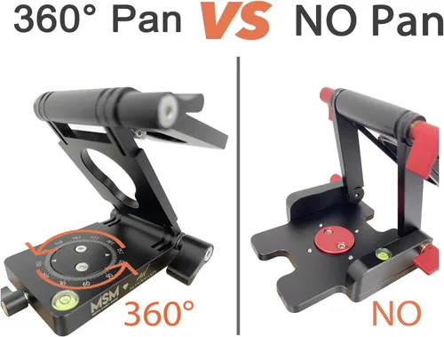 Miniatura 2 de Z Flex Tilt Trípode Cabeza – Ángulo Flexible Pan & Tilt Head/Universal Multiway Cámara Trípode Conexión a Monopod Slider Rail Estabilizador Gimbal