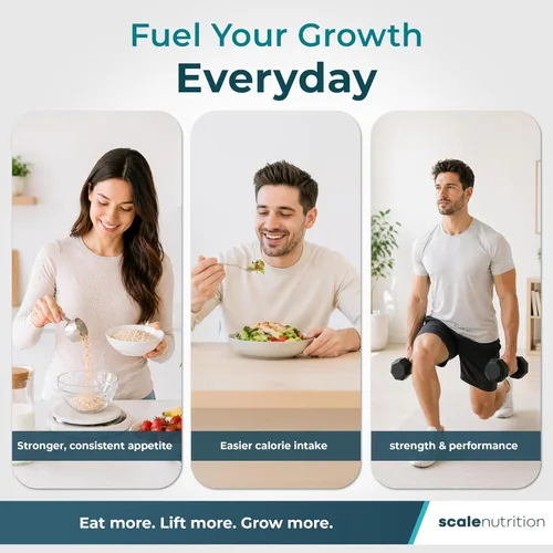 Miniatura 6 de Gain Appetite Booster Cápsulas para adultos, soporte para ganar peso para hombres y mujeres, píldoras de aumento de peso con extracto de jengibre