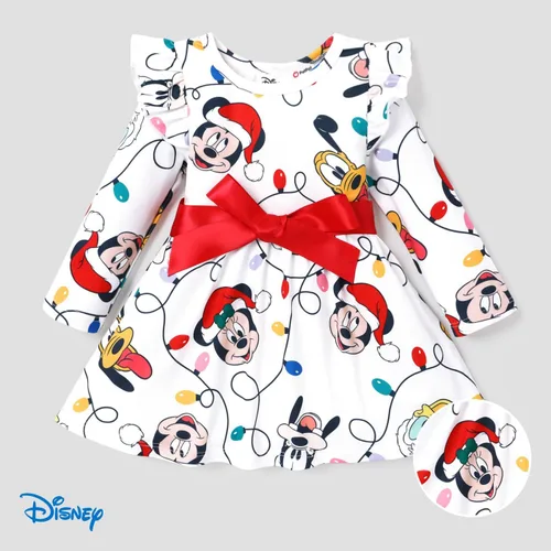 Miniatura 6 de Disney Mickey - Vestido tutú de manga larga con estampado de Minnie para bebé niña