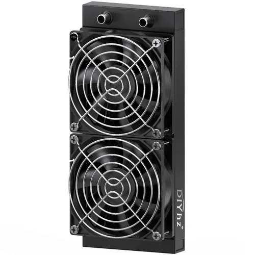 Miniatura 8 de Radiador de Refrigeración por Agua para Computadora, Intercambiador de Calor de Aluminio de 12 Tubos, Radiador de Refrigeración Líquida, Disipador