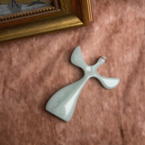 Miniatura 2 de Cruz de oración, diseño de mano, cómodo para adaptarse a tu mano, regalo cristiano fiel para el hogar o escritorio, meditación y exhibición, resina