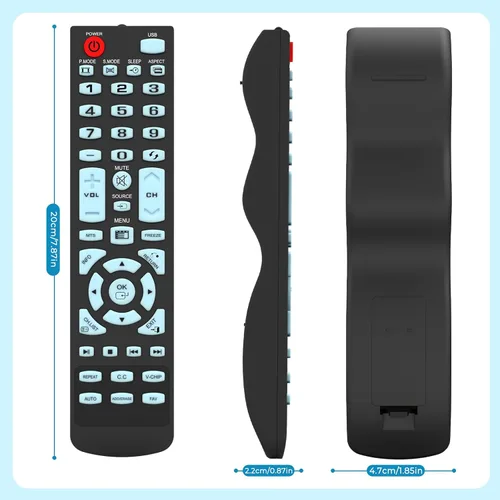 Miniatura 6 de Elemento de control remoto universal TV compatible con todos los elementos LCD LED TV - No requiere programación