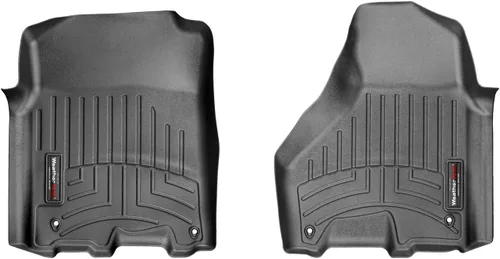WeatherTech Revestimientos de suelo de ajuste personalizado para Dodge Ram Truck 1500 Classic, Ram 1500, Ram 1500-1ª fila (444781), negro
