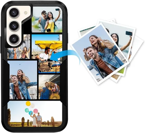 Miniatura 125 de Funda protectora personalizada para Samsung Galaxy S22 Ultra 5G (versión 2022), funda protectora de doble capa resistente con múltiples fotos, a