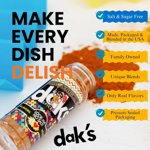 Miniatura 3 de DAK's Spices TACO KNIGHT - Condimentos sin sal para mejorar cualquier comida